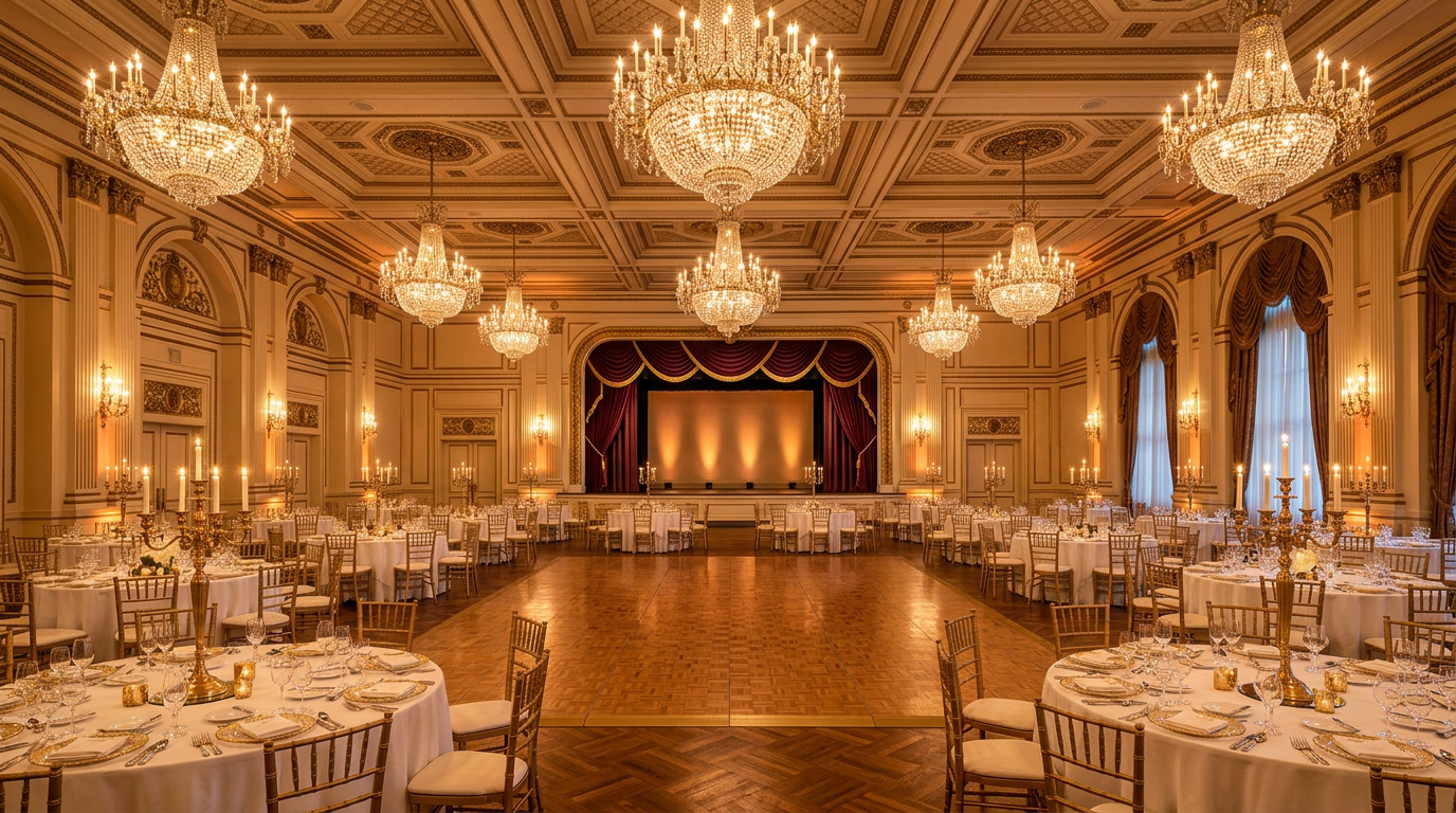 Grand ballroom event space