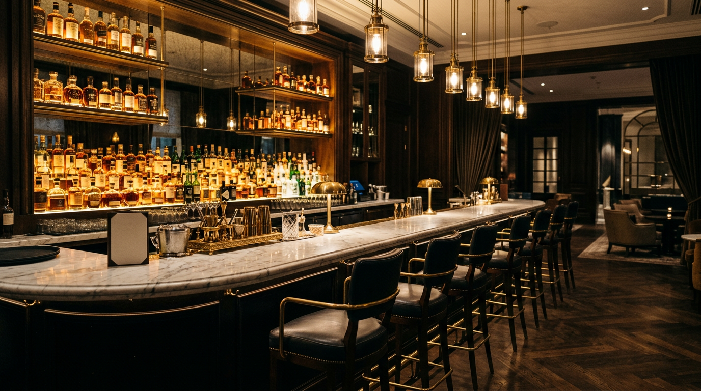 The Vault cocktail bar at UK Hotel Club